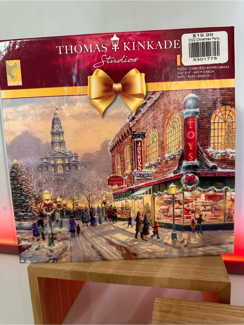 NIB Thomas Kinkade “A Christmas Wish” 1000 pc Puzzle (A08)